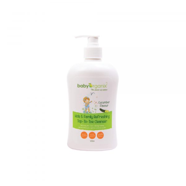 Baby-Organix-Kids-And-Family-Top-to-Toe-Cleaner-Cucumber-400ml-1