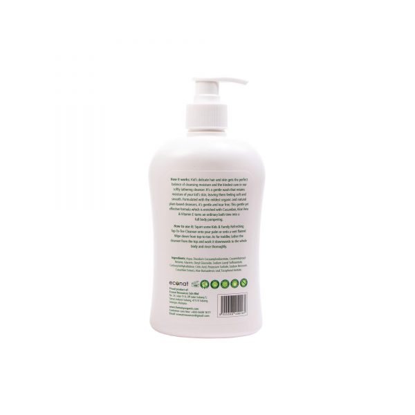 Baby-Organix-Kids-And-Family-Top-to-Toe-Cleaner-Cucumber-400ml-2