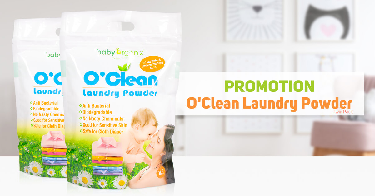 O'Clean Laundry Powder (Twin Pack)