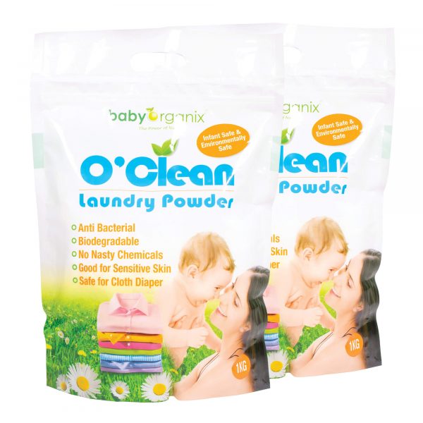 Baby-Organix-O'Clean-Laundry-Powder-2kg-Twins