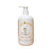 kids & family top to toe cleanser peach
