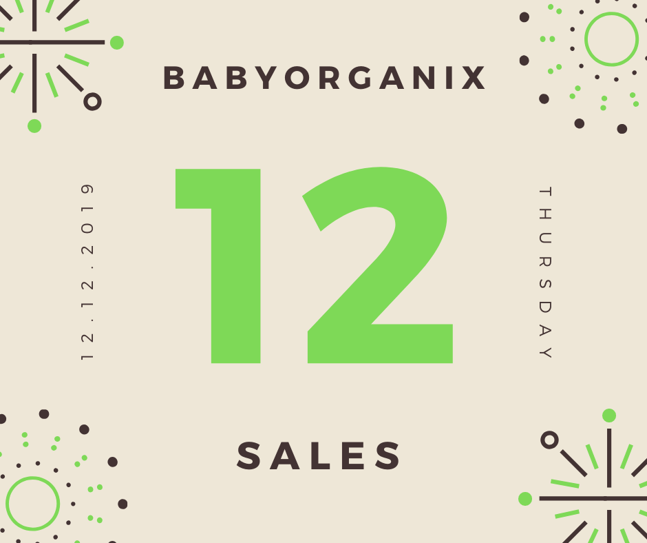 BabyOrganix 12.12 Sales