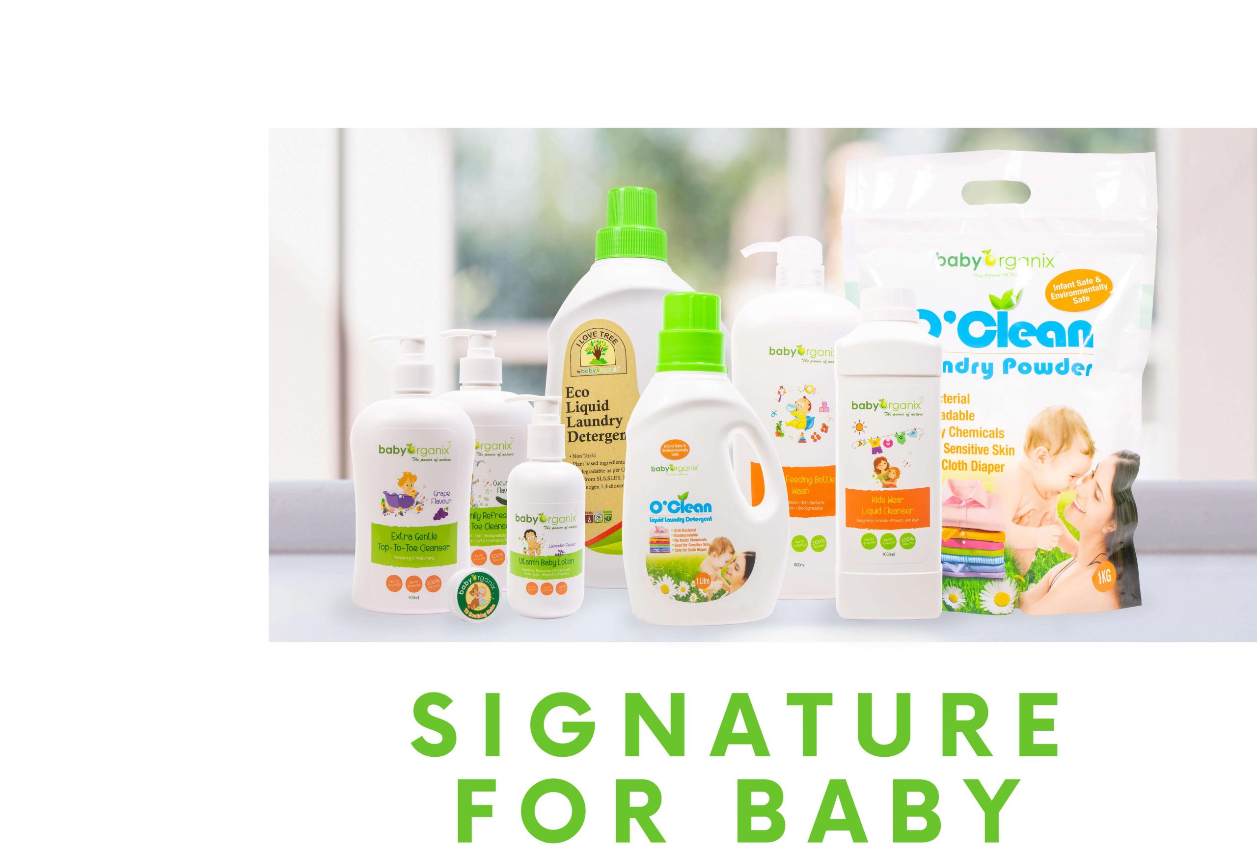 Babyorganix Signature For Baby Banner