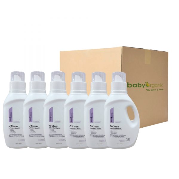 babyorganix o'clean laundry liquid lavender 6pcs