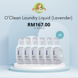 o'clean laundry liquid (lavender) 12pcs