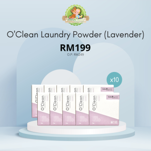 babyorganix o'clean laundry powder (lavender) 10pcs 2022