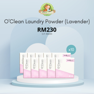 o'clean laundry powder lavender (10pcs)