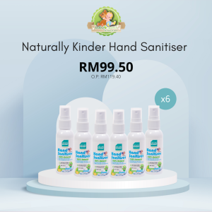 babyorganix naturally kinder hand sanitiser 6pcs 2022