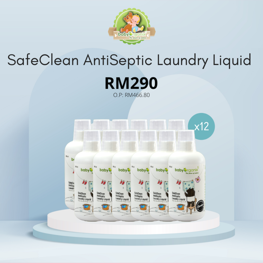 SafeClean AntiSeptic Laundry Liquid (12PCS)